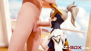 Overwatch Mercy Blowjob