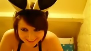 Sexy Teen Gets Fucked Wearing Cute Bunny Ears