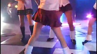 Asian college girls dance and play with a sex toy