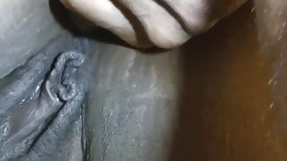 Closeup Black Cuckold Creampie Part 1