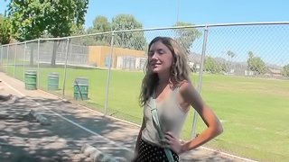 Alison Faye meets a guy in the street and sucks him off