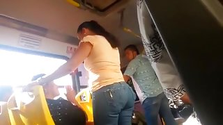 The concrete ass on the bus