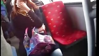 DICK Flash to curious girl on bus