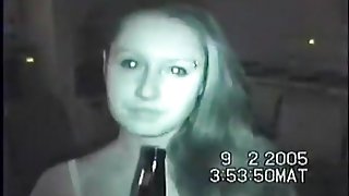 Partygirl gets loose after a beverage and feels like feeding her pussy with some cock !!!