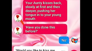 Sweet boys gets seduce by his Aunty sext roleplay